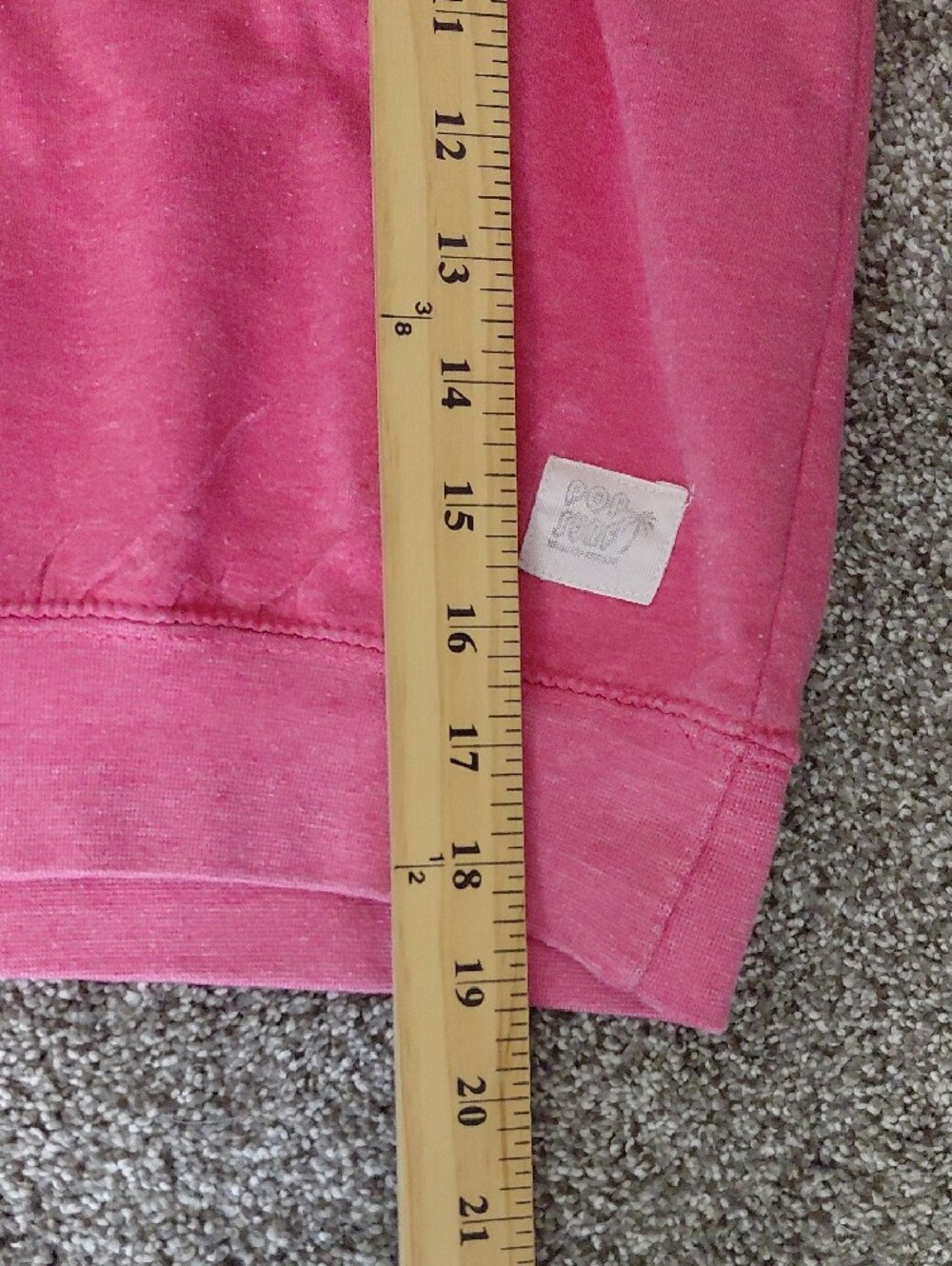 Pop Surf Hilton Head Island Pink Cropped crew neck Sweatshirt  Medium Vacation - Picture 12 of 13